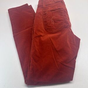 Signature Studio Women's Rust Corduroy Jeans